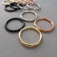 20pcslot nickel plated o rings webbing bags garment accessory non welded metal o ring 4 sizes and 4 colours