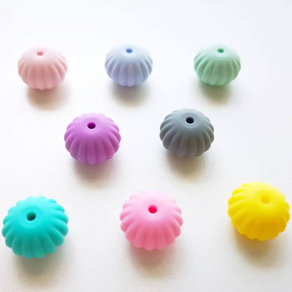 Силиконовая Тыква прорезыватель для зубов 100 шт. без БФА детская жевательная