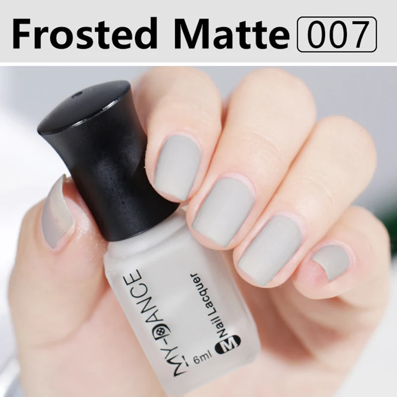

6ml Matte Color UV Gel Nail Polish Semi Permanent Nail Polish UV Soak Off Nail Art Gel Varnish Matt Top Coat Lacquer Nail Art
