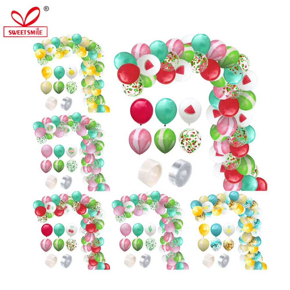 62 шт. латексные воздушные шары в виде фламинго ананаса|Воздушные и аксессуары| |