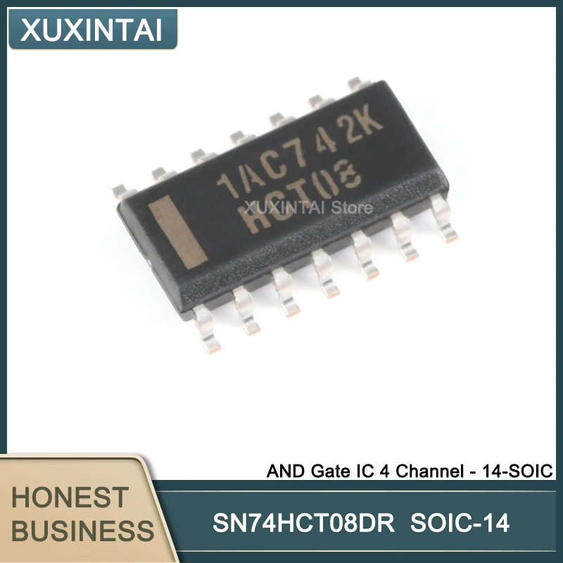 

100 шт./лот SN74HCT08DR SN74HCT и Gate IC 4-канальный-14-SOIC