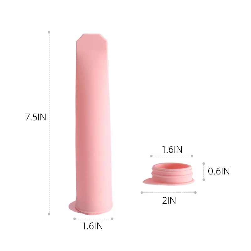 Креативная силиконовая ручная форма для мороженого с крышкой летние кухонные