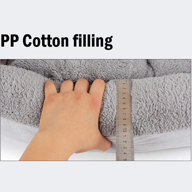 Плюшевая теплая кашемировая кровать Petshy из ягненка домик для кошек щенков котят