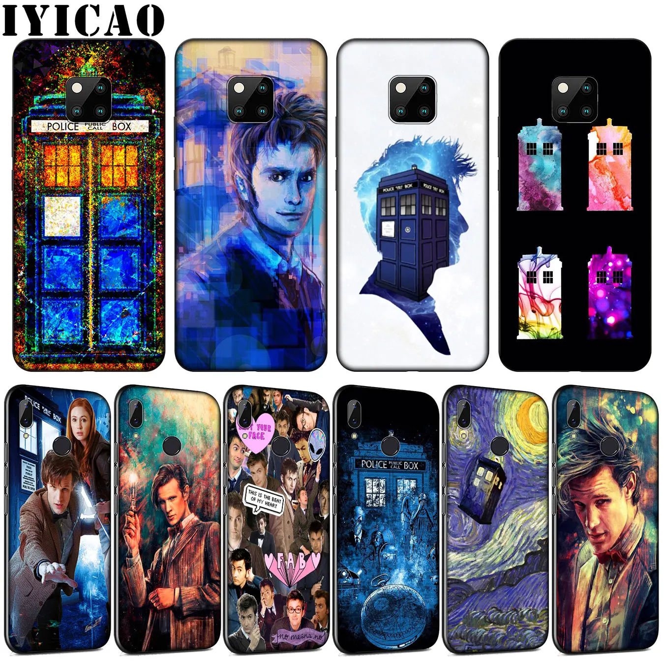 Мягкий силиконовый чехол Tardis Box Doctor who для телефона Huawei Mate 30 20 10 Pro Обложка Nova 5i 4 3 3i