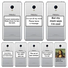 Задняя крышка для Meizu M6 M6S M6T M5 M5C M5S M3 M3S M2 забавные цитаты текст Мона мягкий чехол для телефона из силикона для Meizu M6 M5 M3 M2 Примечание