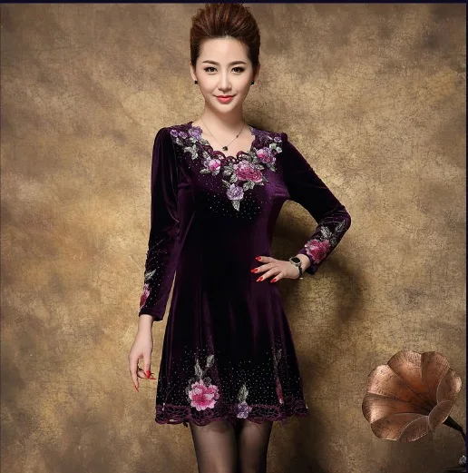 Мода 2020 осень vestidos mujer элегантное женское винтажное платье 50s 60s с длинным рукавом