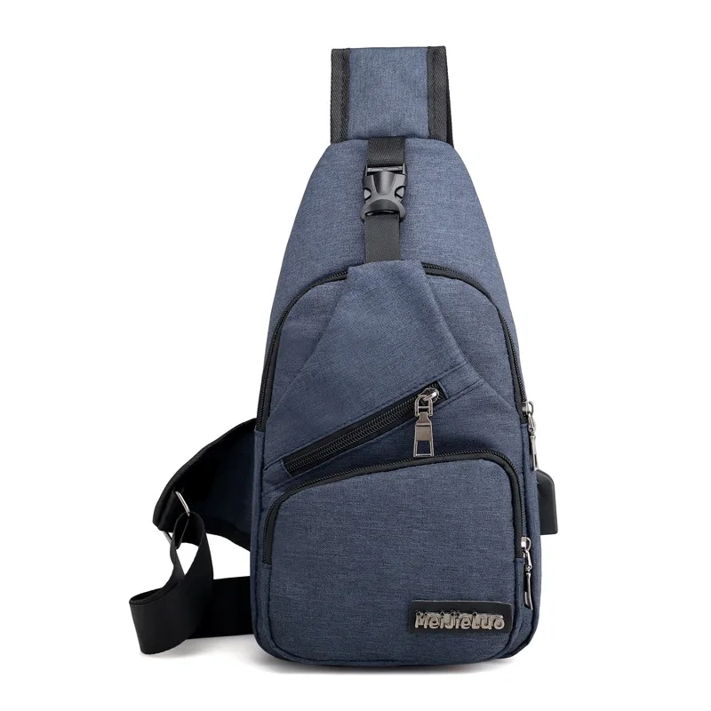 

Male Shoulder Bags USB Charging Crossbody Bags Men Anti Theft Chest Bag School Summer Short Trip Messengers Bag 2021 New Arrival