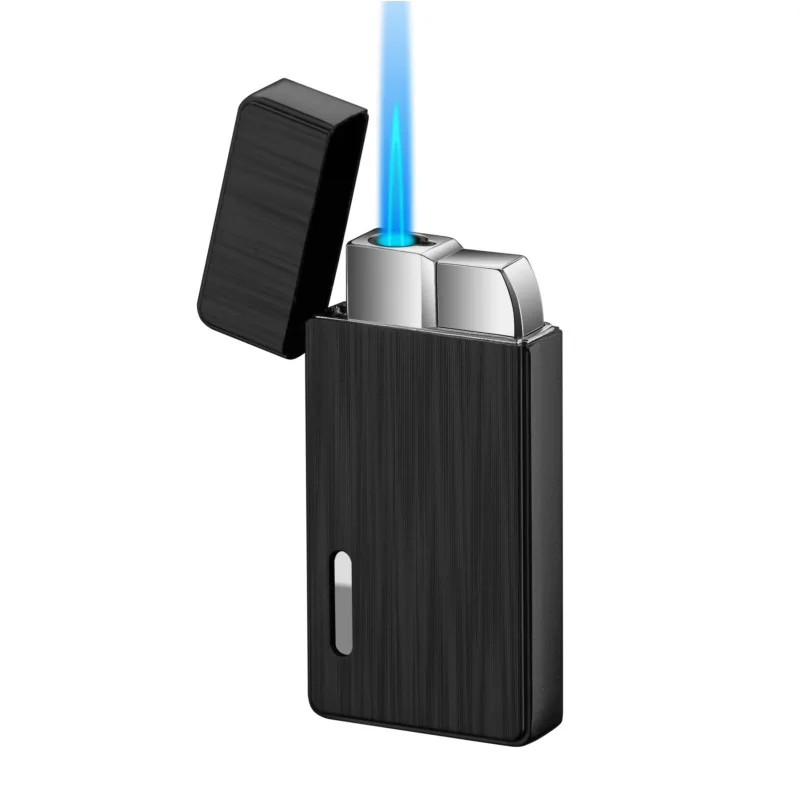 Фонарь зажигалка турбо 1 струйный бутановый газовый прикуриватель ветрозащитная
