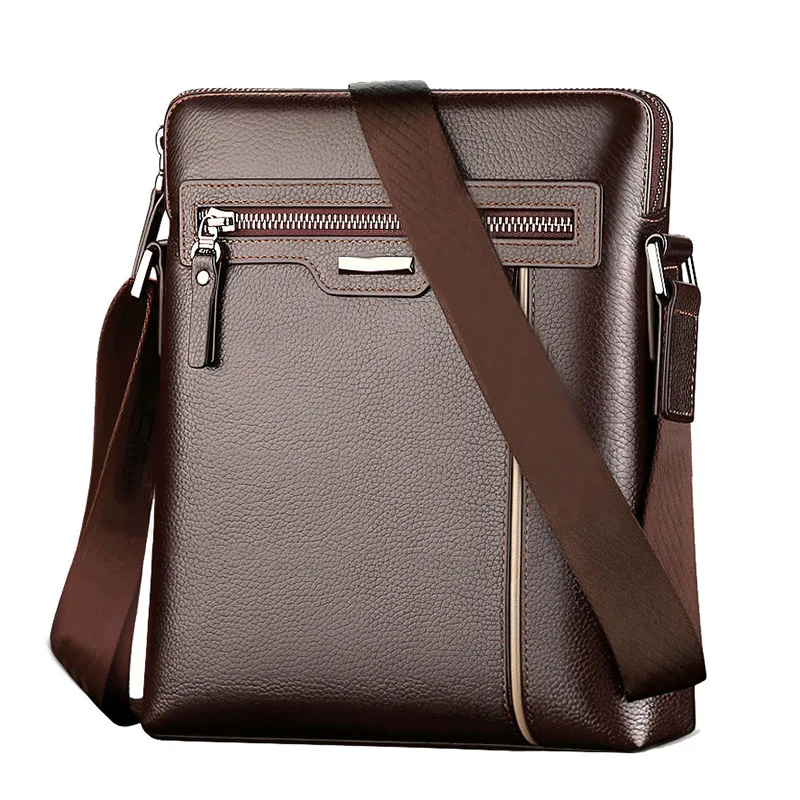 Роскошная брендовая мужская повседневная сумка мессенджер модная