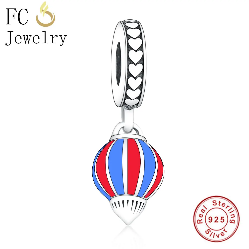 Подвеска Шарм для браслета из серебра 925 пробы в виде воздушного шара|Бусины| |