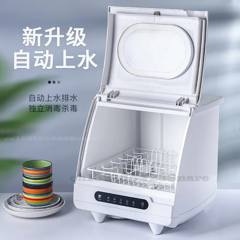 Preise 1200W Spülmaschine Hause Freies-installation Desktop Mini Spülmaschine Hohe Temperatur Sterilisation Multi-funktion Smart Trockner