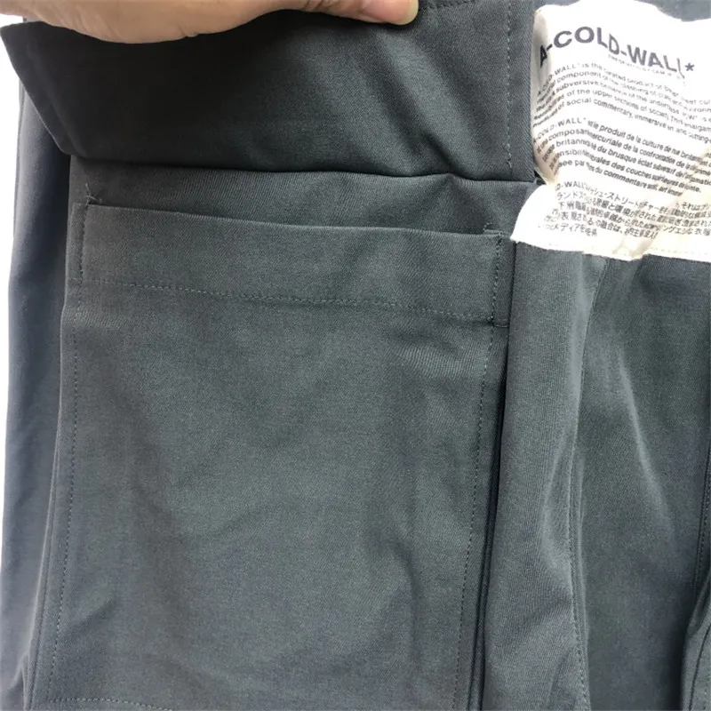 A-COLD-WALL ACW брюки для мужчин съемный для женщин большой карман уличная спортивная брюки джоггеры спортивные брюки A-COLD-WALL брюки