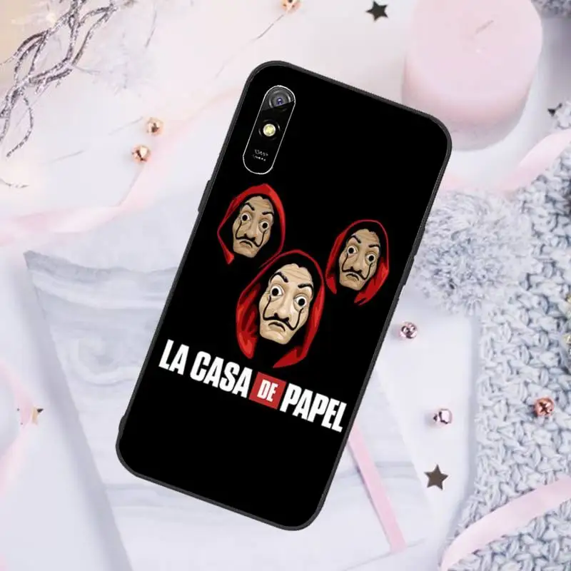 

The paper house money heist Phone Cases For Xiaomi Redmi note 7 8 9 pro 8T 9A 9S Mi Note 10 Lite pro