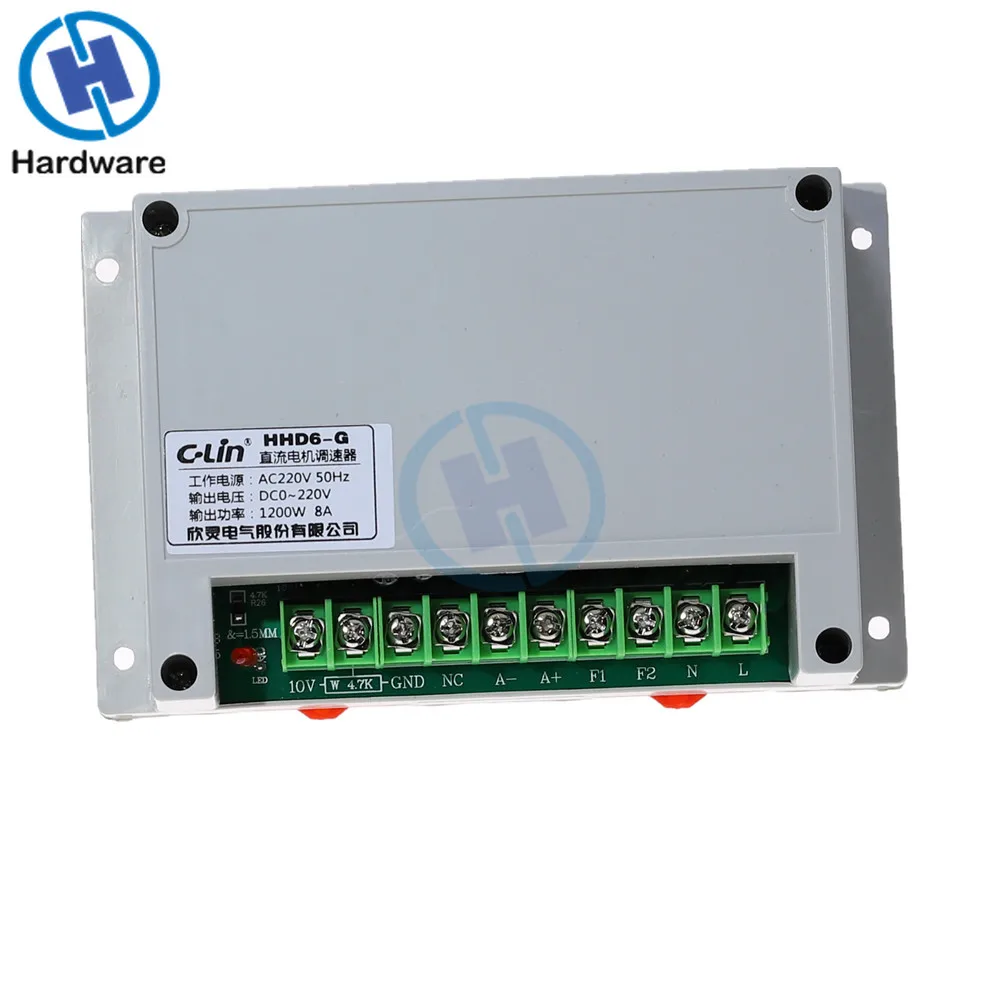 HHD6 G PWM контроллер скорости двигателя Вход AC 220 В выход постоянного тока 0 1200 в 145 вт