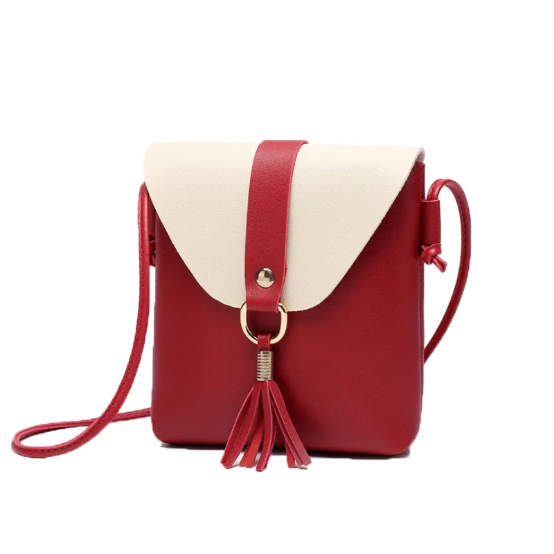 

Женская кожаная сумка через плечо, женская сумка через плечо, сумка-мессенджер, кошелек