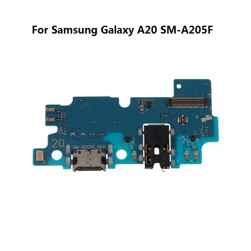 A20 A205F No IC Гибкий кабель для зарядки и порта для samsung Galaxy A10 A105F/A20 A205F/A30 SM-A305F/A40 A405F/A50 A505F/A60 A606F/A70 - Цвет: A20 A205F No IC