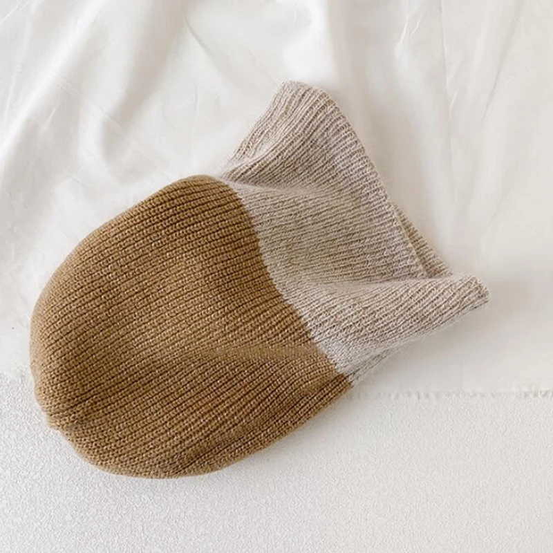 

Women knitted Winter Hat female Warm Rabbit fur beanie Girls Solid Bonnet women Skullies beanies Soft Hats wool beanies