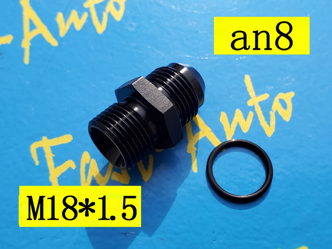 Мужской M18 P1.5 * 1 5 x m18 до 8an an8 an 8 адаптер|adapter fitting|m18 1.5an |