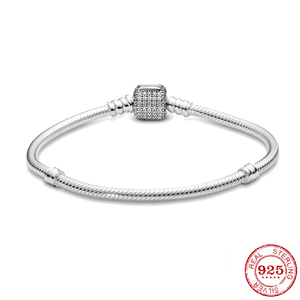 

Fit Original Pan charms bracelet beads S925 sterling silver Hot women's models full star bracelet female popular jewelry