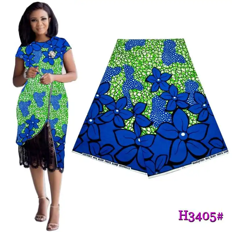 

Органза шелковая вощеная ткань Швейные африканские ткани платья Африканский шелк Анкара ткань Высокое качество 6 ярдов вечернее платье