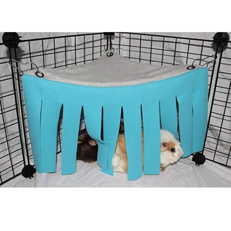 Pet Hideout угол Ткань кисточки для занавесок HIDEWAY для морской свинки хорек Шиншилла Ежик для крыс белок кролик