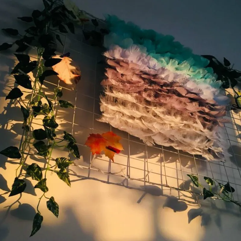 500 шт натуральные окрашенные гусиные перья для украшения дома поделок своими