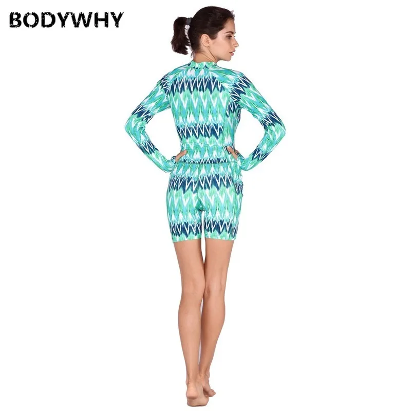 

Women's UV-resistant Wetsuit Sun-proof Large Size Quick-drying Skinny High Elastic One-piece Long Sleeve Swimsuit