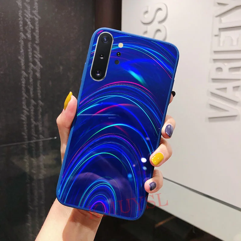 Радужный зеркальный чехол для samsung Galaxy S8 S9 S10e Note 8, 9, 10, J4 J6 плюс J8 A7 A70 A60 A50s A40 A30s A20s A10s блестящая Обложка
