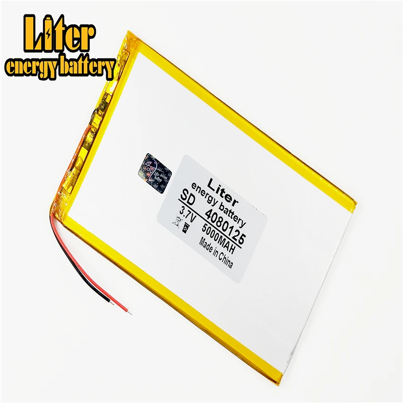 4080125 3780125 Tablet PC 8 cable с емкостью аккумулятора 5000mAh Универсальная батарея |