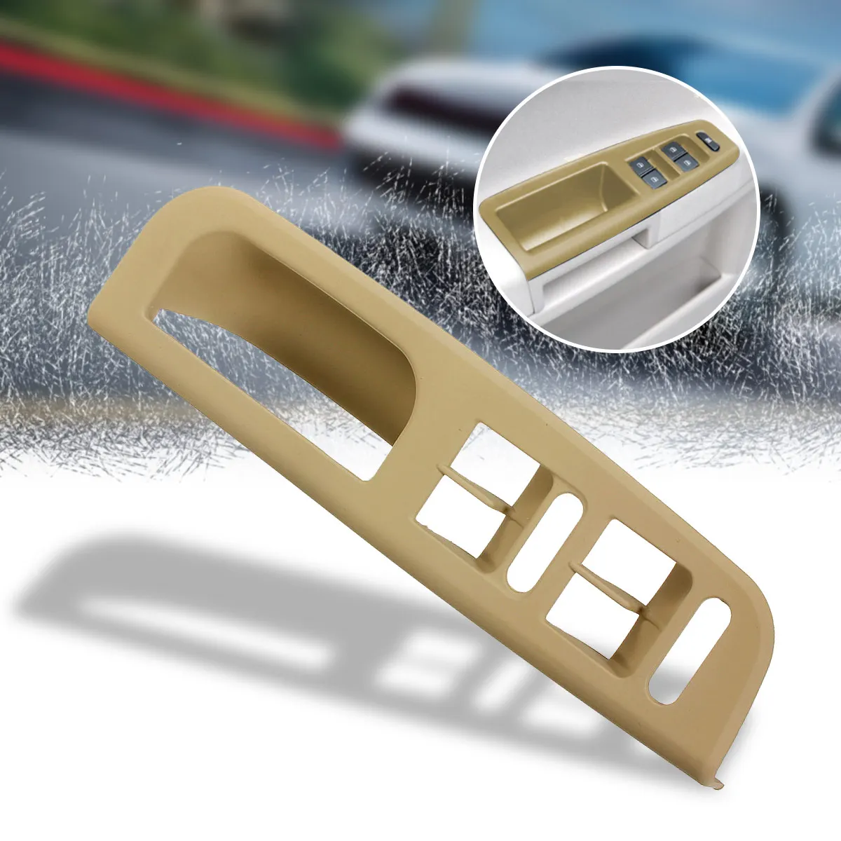Grey/Black/Beige Master Car Window Switch Control Panel Trim Bezel For VW/Passat for Jetta/Golf/MK4 1998-2004 3B1867171E | Автомобили и