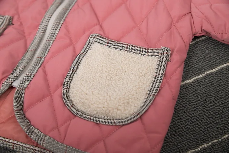 

Wind Baby clothes boy coat suit baby girl new autumn and winter thick warm cotton clothing home service baby two-piece suit