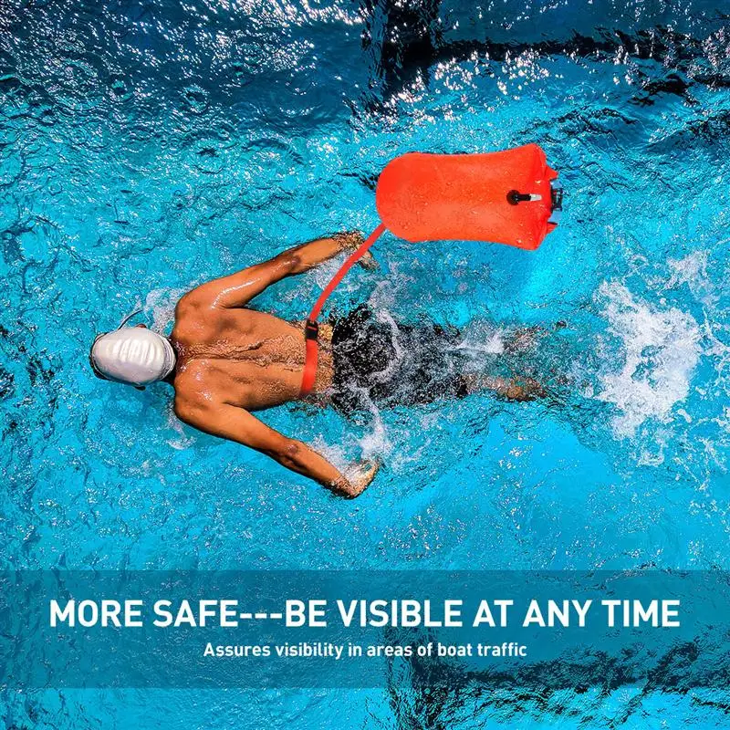 

Safety Swimming Buoy Safety Float Air Dry Bag Inflatable Float Bag Lifesaving Buoy For Water Sport Buoy For Swimming