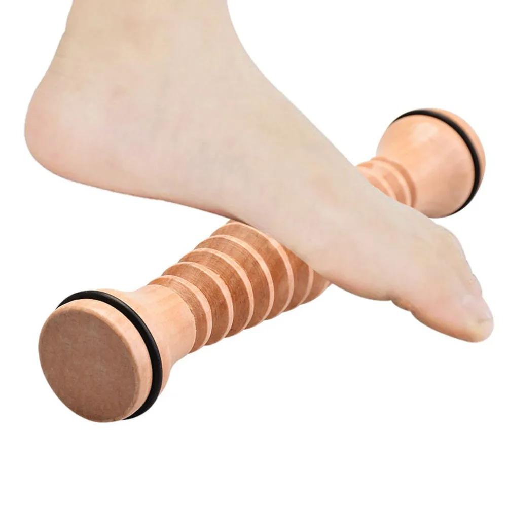 

2Pcs Wooden Massager Foot Massaging Roller Practical Tool for Home