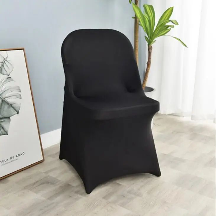 Складной чехол для стула из спандекса 9 цветов|Чехлы на стулья| |