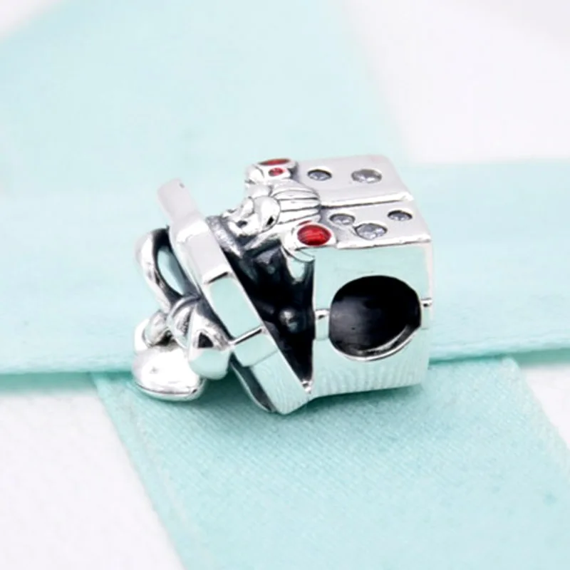 Шарм-бусина из серебра 925 пробы для браслета и ожерелья | Украшения аксессуары