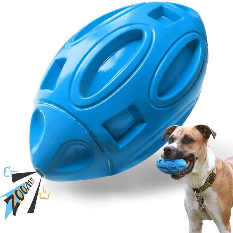 

Squeaky Dog Toys for Aggressive Chewers Rubber Puppy Chew Ball with Squeaker Almost Indestructible and Durable Pet Toy for Med