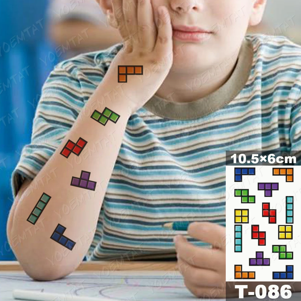 переводные татуировки временные Водостойкая временная татуировка наклейка роза