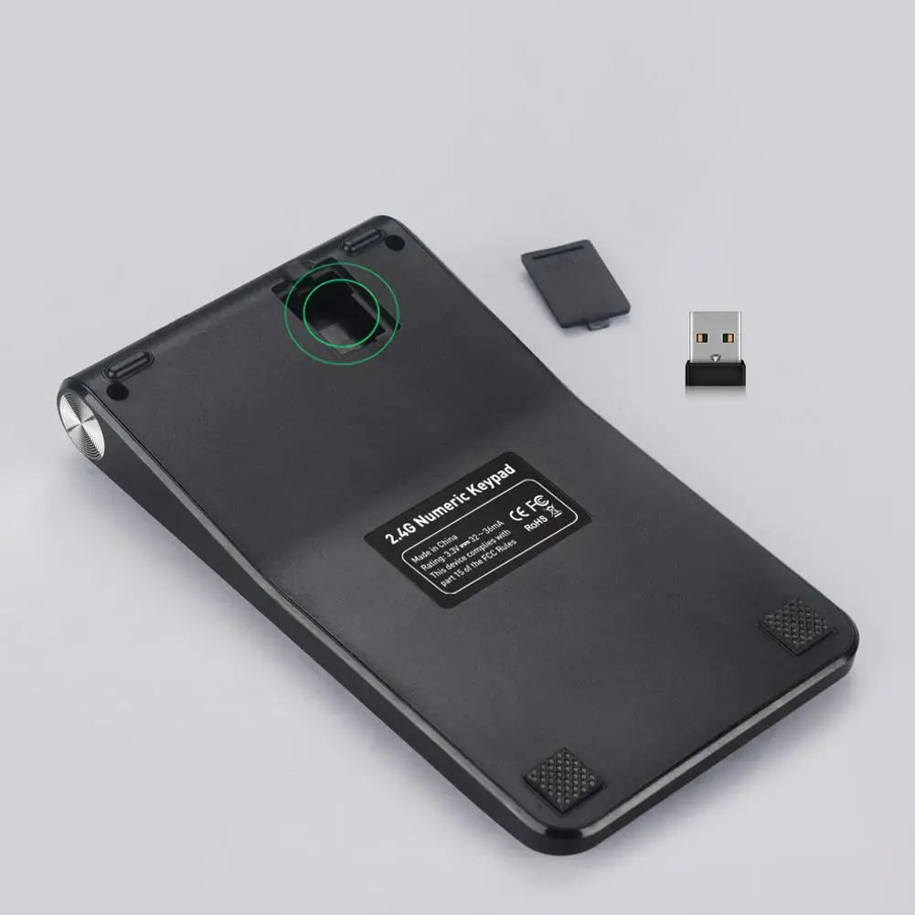 Беспроводная клавиатура/калькулятор с цифровым дисплеем 2 4 ГГц|Компьютерные