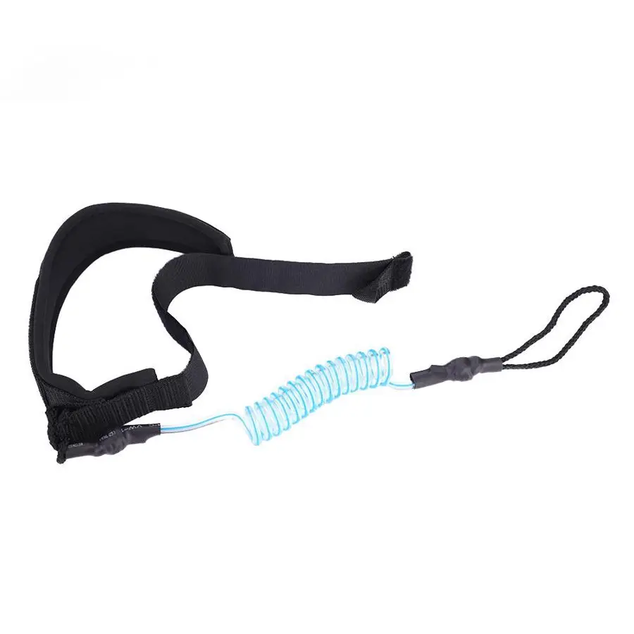 

surfboard Stand Up Paddle Board Coiled Spring Leg Foot Rope Surfing Leash for Surfboard surfing accessories