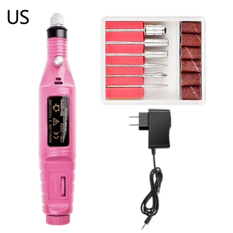 Электрическая дрель для ногтей машина маникюра и педикюра сверло полировки с