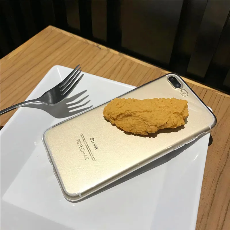 Новый 3D Рисунок куриные ноги чехол для телефона Iphone XS MAX прозрачный