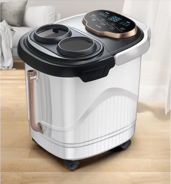 

220V Household Foot Bath Automatic Heating Massage Electric Thermostatic Deep Barrel Foot Bath Health Foot Care