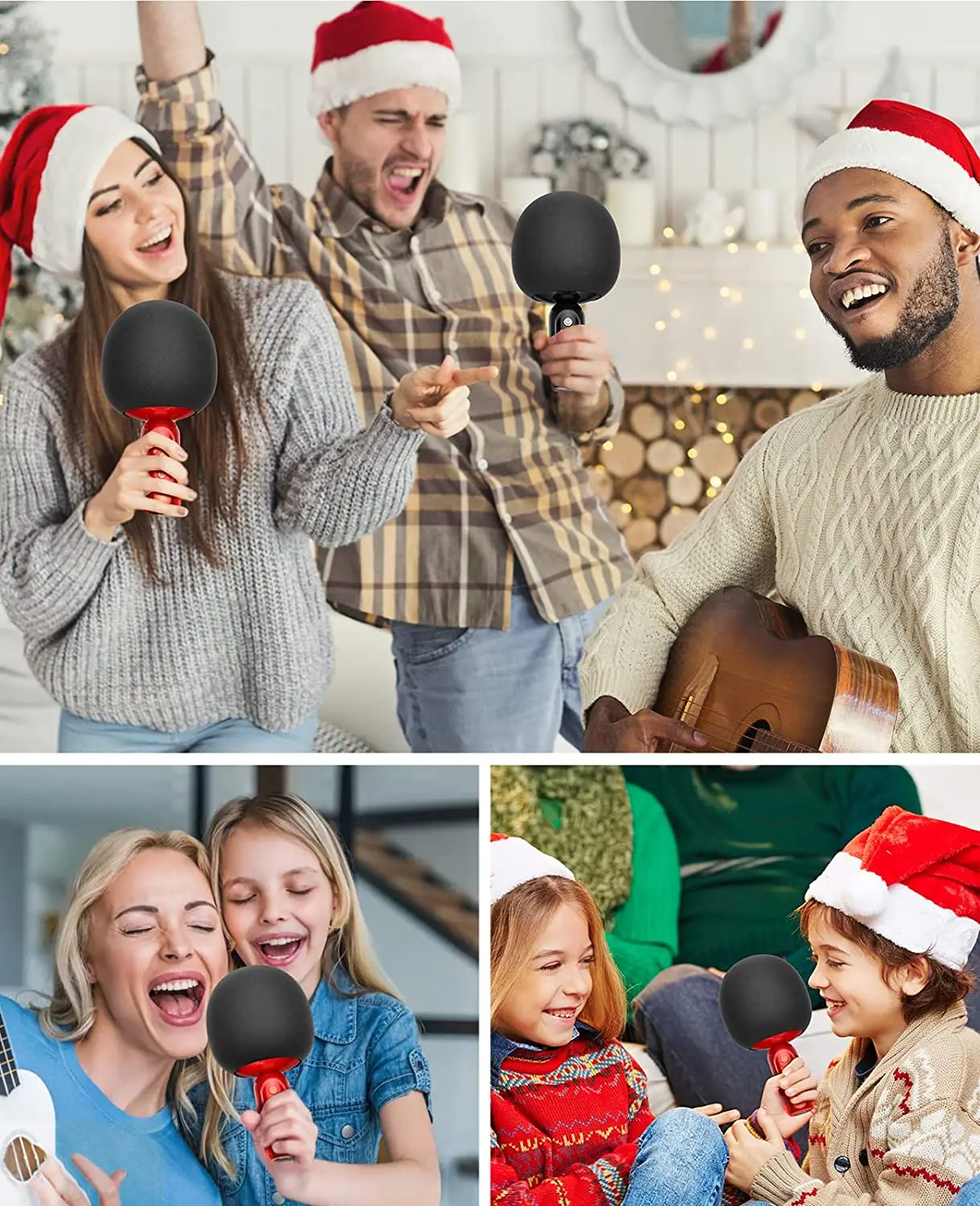 Беспроводной микрофон для караоке домашней пения портативный конденсаторный с