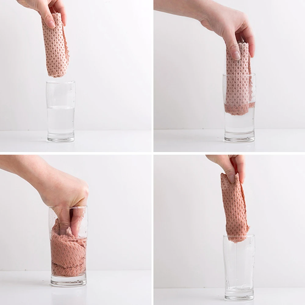 Тряпки для кухни впитывающие полотенца из микрофибры уборки дома вытирания