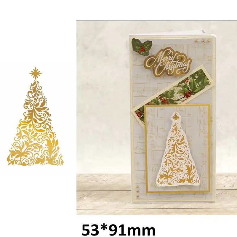 Горячие тарелки из фольги Merry Christmas Олень Снежинка металлические режущие штампы DIY Скрапбукинг фото альбом карты делая новые штампы резки