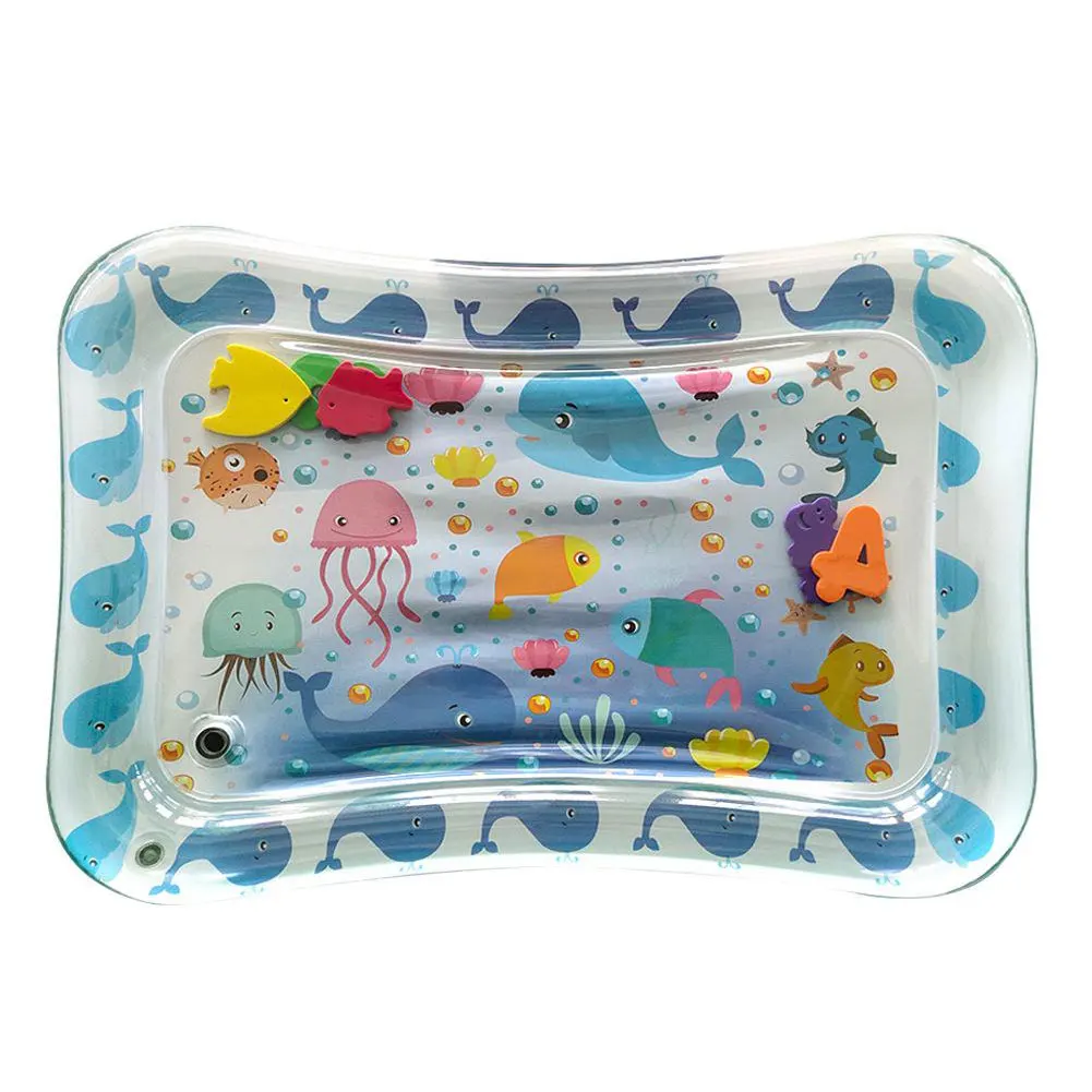 

Baby Inflatable Water Mat Tummy Time Playing Pad Infant Early Development Sensory Toys Summer Inflatable Water Mat Baby Pillows