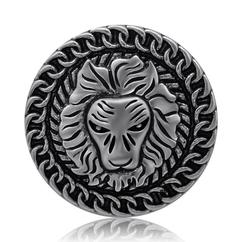 Круглые пуговицы 18 мм в виде слона птицы Льва черепа крыльев простом стиле