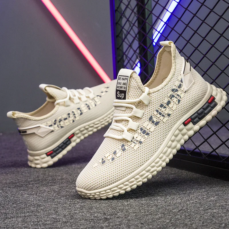 

Hot Sale Light Running Shoes Comfortable Casual Men's Sneaker Breathable Non-slip Wear-resistant Outdoor Walking Men Sport Shoes