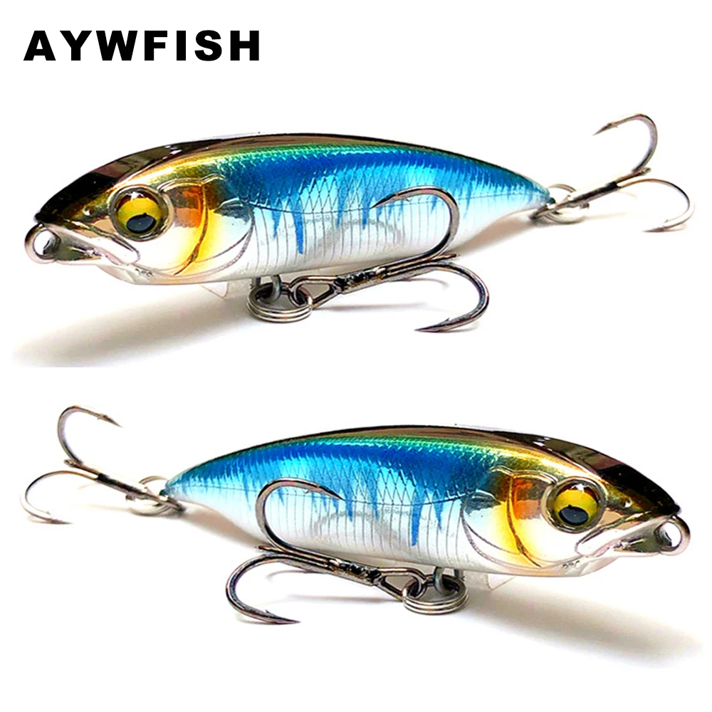 Рыболовная приманка AYWFISH 75 мм 11 6 г пластиковая с объемными глазами | Спорт и