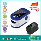Пульсоксиметр на кончик пальца с OLED-экраном, измеритель температуры и уровня кислорода, домашний, медицинский, для сна